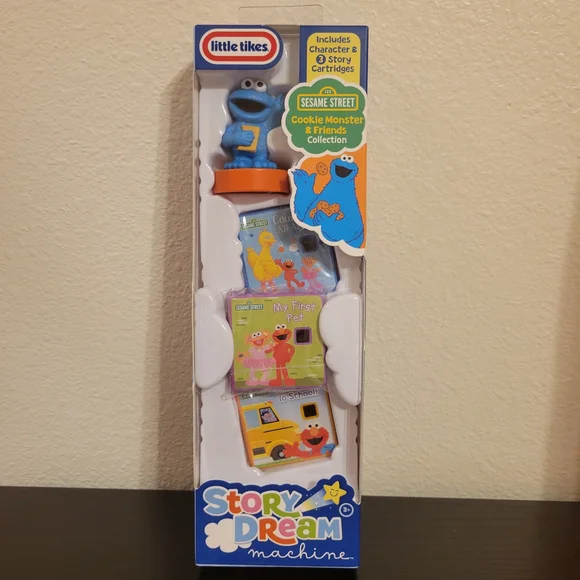 Little Tikes Story Dream Machine Book - Cookie Monster & Friends NWT - Picture 1 of 5